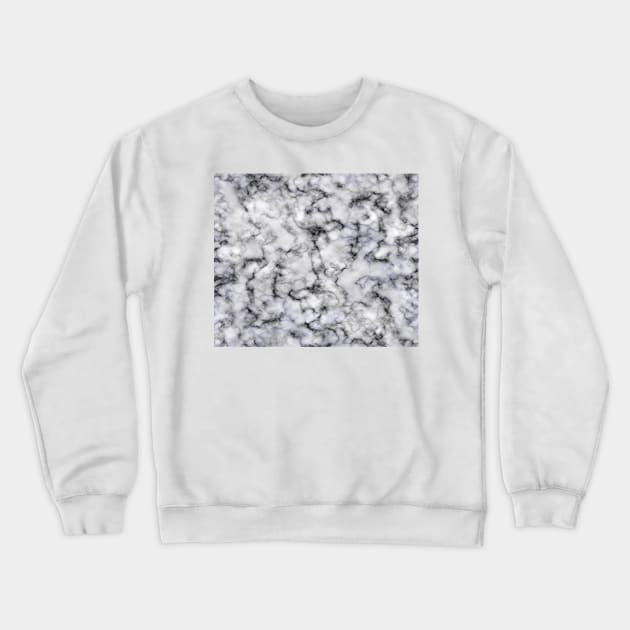 Smokey grey marble Crewneck Sweatshirt by RoseAesthetic